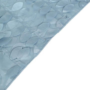 90"x132" Taffeta Rectangular Tablecloth with Leaf Petals Design