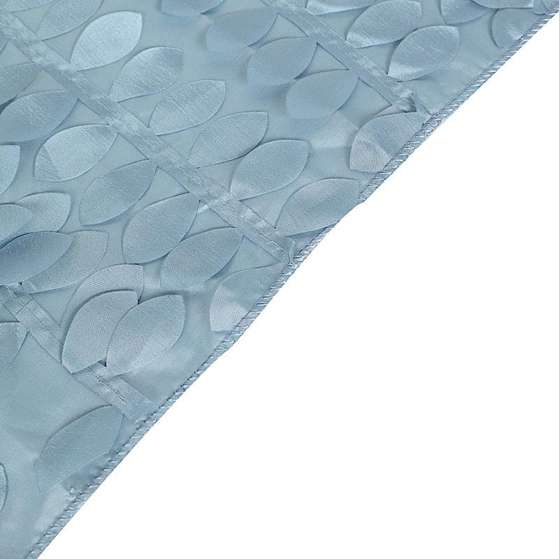 90"x132" Taffeta Rectangular Tablecloth with Leaf Petals Design