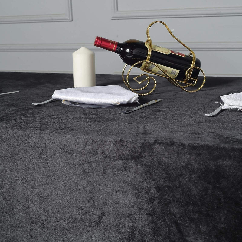 90"x156" Premium Velvet Rectangular Tablecloth