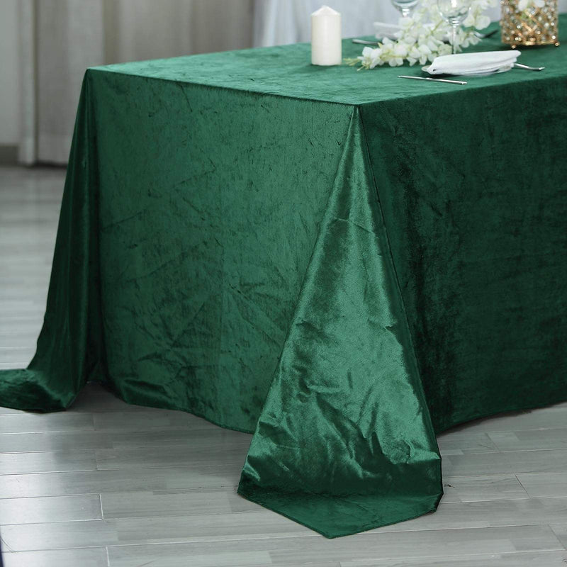 90"x156" Premium Velvet Rectangular Tablecloth