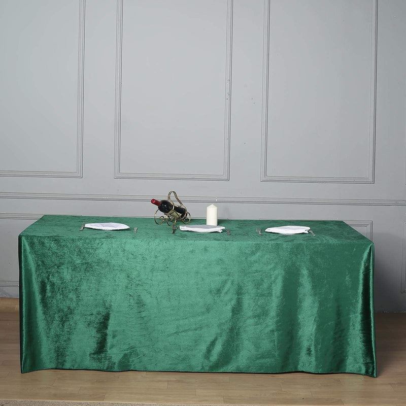 90"x156" Premium Velvet Rectangular Tablecloth