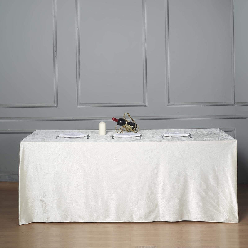 90"x156" Premium Velvet Rectangular Tablecloth