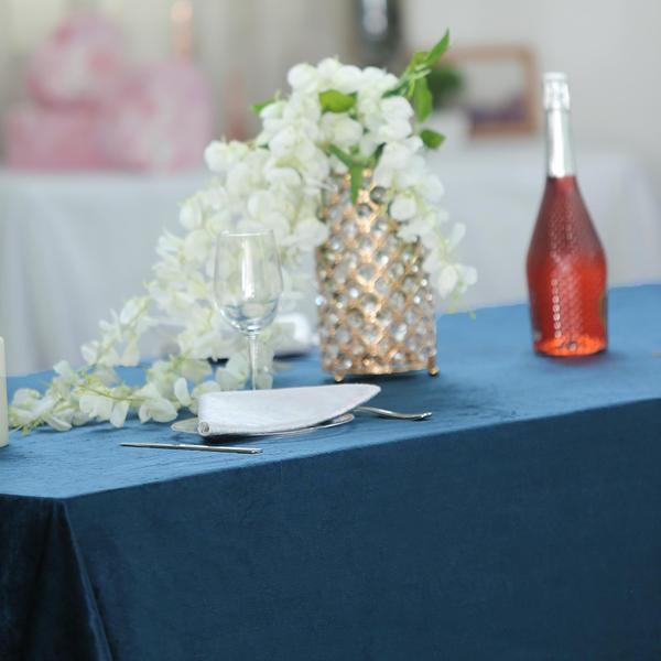 90"x156" Premium Velvet Rectangular Tablecloth