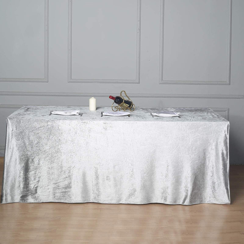 90"x156" Premium Velvet Rectangular Tablecloth