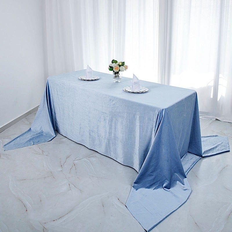 90"x156" Premium Velvet Rectangular Tablecloth