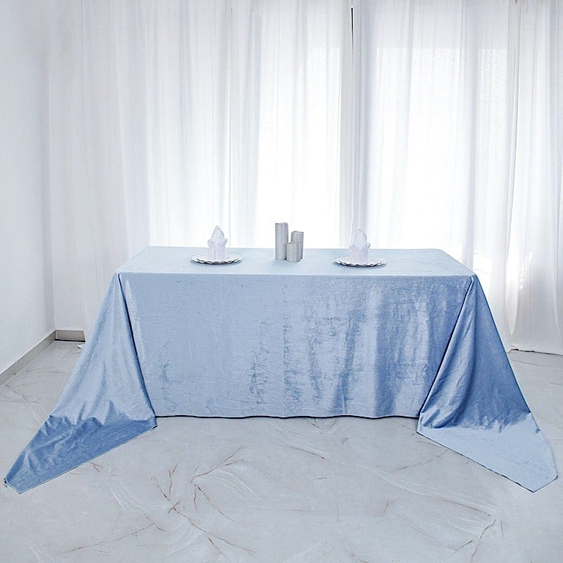 90"x156" Premium Velvet Rectangular Tablecloth