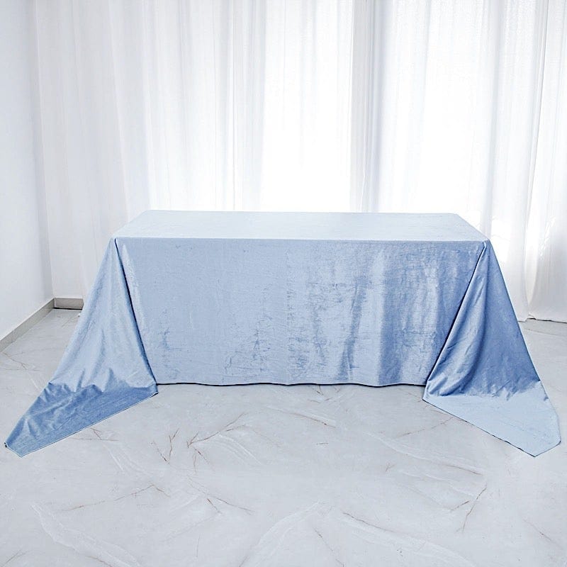 90"x156" Premium Velvet Rectangular Tablecloth