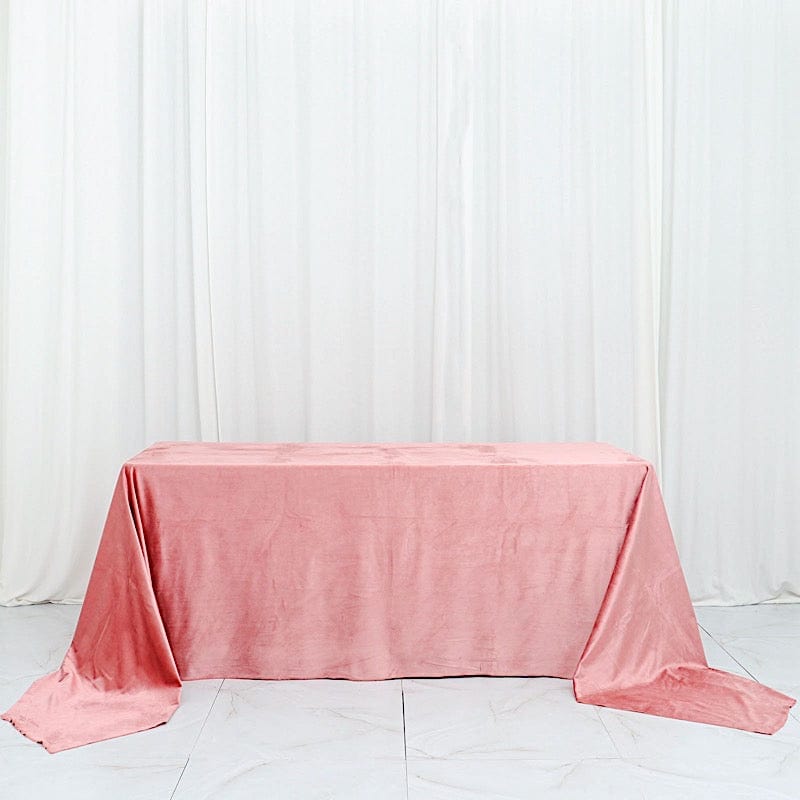 90"x156" Premium Velvet Rectangular Tablecloth