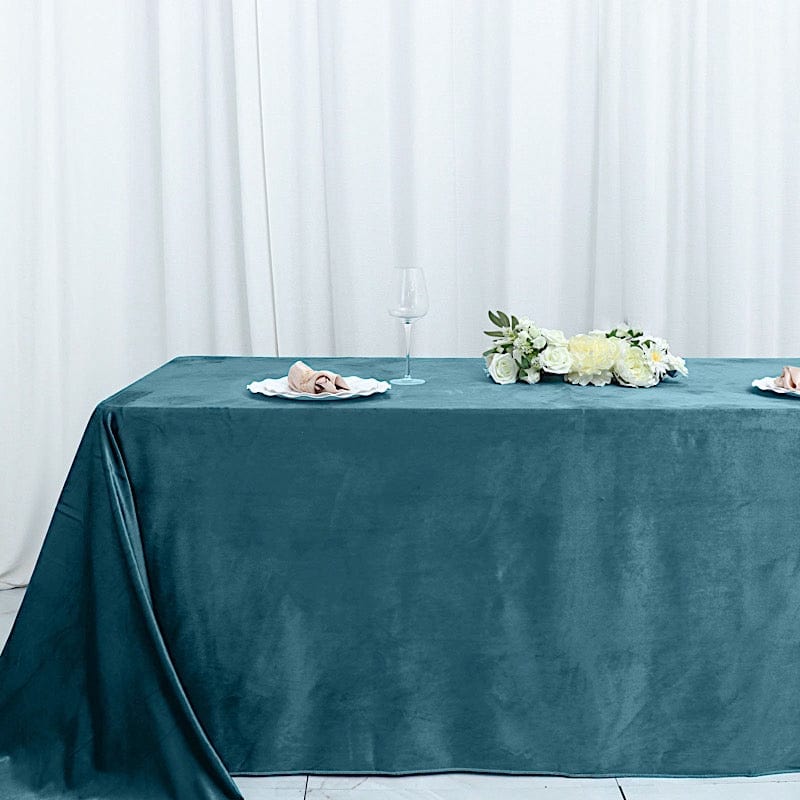 90"x156" Premium Velvet Rectangular Tablecloth