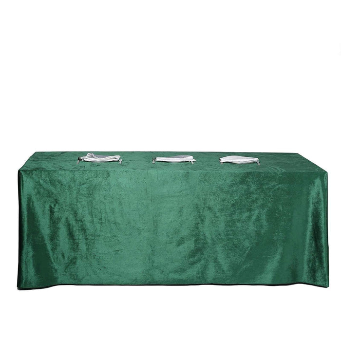 90"x156" Premium Velvet Rectangular Tablecloth TAB_VEL_90156_036