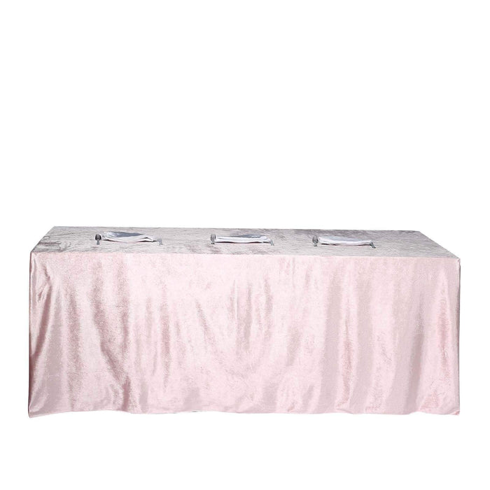 90"x156" Premium Velvet Rectangular Tablecloth TAB_VEL_90156_046