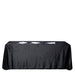 90"x156" Premium Velvet Rectangular Tablecloth TAB_VEL_90156_BLK
