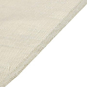 90"x156" Rectangular Premium Faux Burlap Polyester Tablecloth