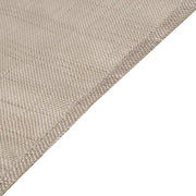 90"x156" Rectangular Premium Faux Burlap Polyester Tablecloth