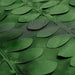 90"x156" Taffeta Rectangular Tablecloth with Leaf Petals Design - Green TAB_LEAF_90156_GRN