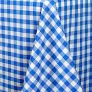 90x132" Checkered Gingham Polyester Tablecloth