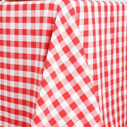90x132" Checkered Gingham Polyester Tablecloth