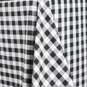 90x132" Checkered Gingham Polyester Tablecloth