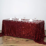 90x132" Large Payette Sequin Rectangular Tablecloth