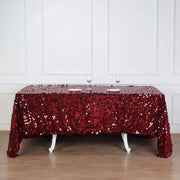 90x132" Large Payette Sequin Rectangular Tablecloth