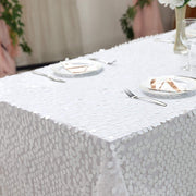 90x132" Large Payette Sequin Rectangular Tablecloth