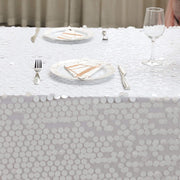 90x132" Large Payette Sequin Rectangular Tablecloth
