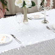 90x132" Large Payette Sequin Rectangular Tablecloth