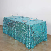 90x132" Large Payette Sequin Rectangular Tablecloth