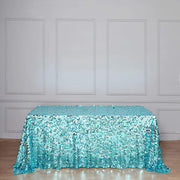 90x132" Large Payette Sequin Rectangular Tablecloth