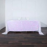 90x132" Large Payette Sequin Rectangular Tablecloth