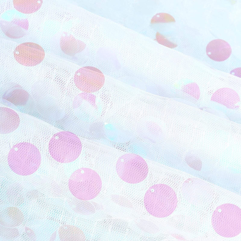 90x132" Large Payette Sequin Rectangular Tablecloth