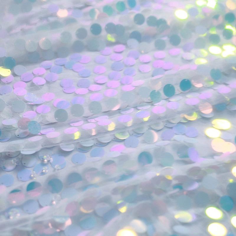 90x132" Large Payette Sequin Rectangular Tablecloth