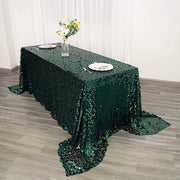 90x132" Large Payette Sequin Rectangular Tablecloth
