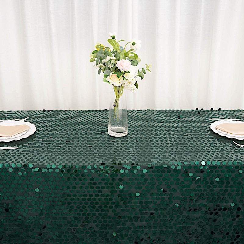 90x132" Large Payette Sequin Rectangular Tablecloth