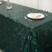 90x132" Large Payette Sequin Rectangular Tablecloth