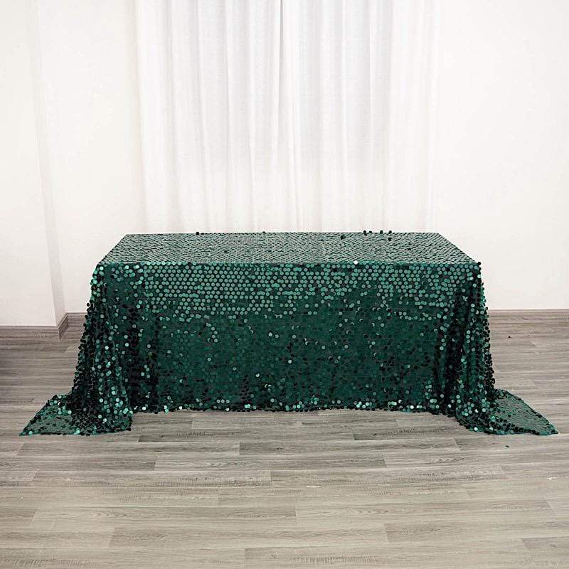 90x132" Large Payette Sequin Rectangular Tablecloth