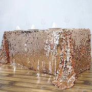 90x132" Large Payette Sequin Rectangular Tablecloth