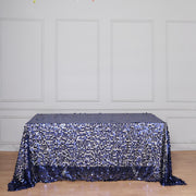 90x132" Large Payette Sequin Rectangular Tablecloth