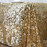 90x132" Large Payette Sequin Rectangular Tablecloth