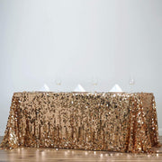 90x132" Large Payette Sequin Rectangular Tablecloth