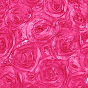 90x132" Satin Ribbon Roses Rectangle Tablecloth