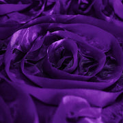 90x132" Satin Ribbon Roses Rectangle Tablecloth
