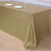 90x132" Sequined Rectangular Tablecloth