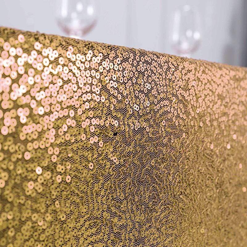 90x132" Sequined Rectangular Tablecloth
