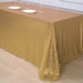 90x132" Sequined Rectangular Tablecloth - Gold TAB_02_90132_GOLD
