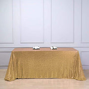 90x132" Sequined Rectangular Tablecloth