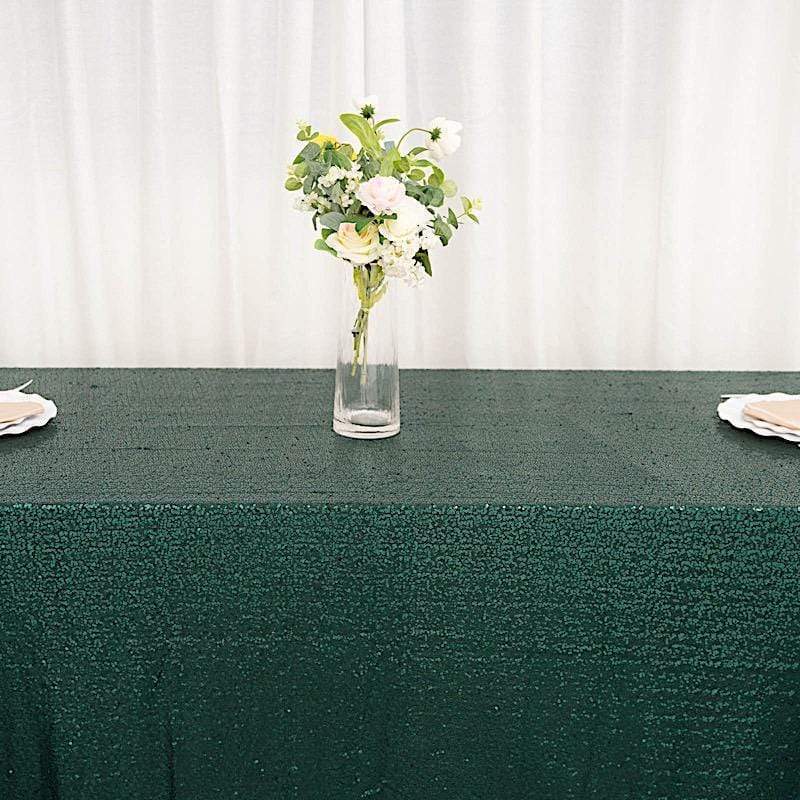 90x132" Sequined Rectangular Tablecloth