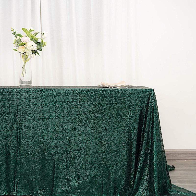 90x132" Sequined Rectangular Tablecloth