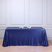 90x132" Sequined Rectangular Tablecloth