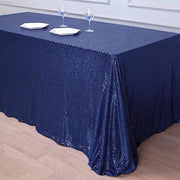 90x132" Sequined Rectangular Tablecloth